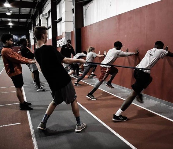 Sports training On field